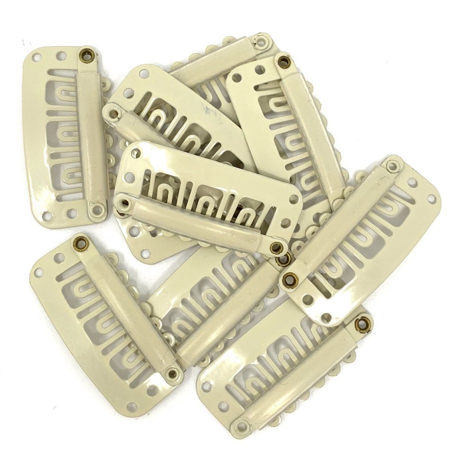 Hair Extension Snap Clips (10pc)